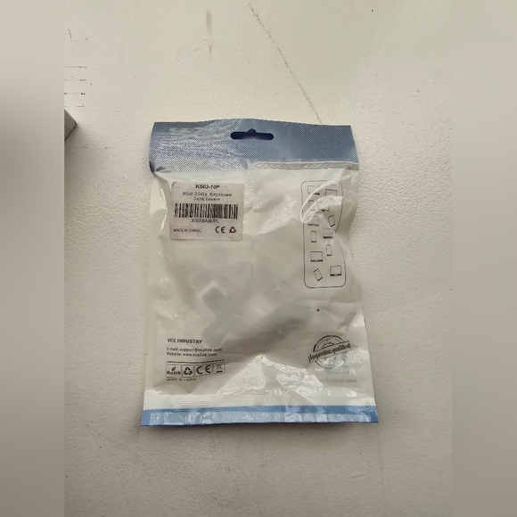 VCE Coax Keystone Jack Insert 10-Pack, 3GHz Coaxial Cable Connector, F-Type RG6 - Picture 4 of 4